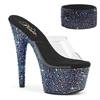 Pleaser - BEJEWELED712MS Ankle strap sandal - Black/Multicolours Product image